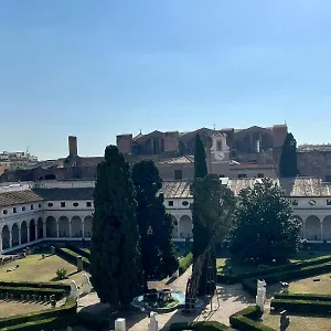 X2 Con Splendida Vista Sulle Terme Di Diocleziano E Sul Chiostro Di Michelangelo Affittacamere Roma